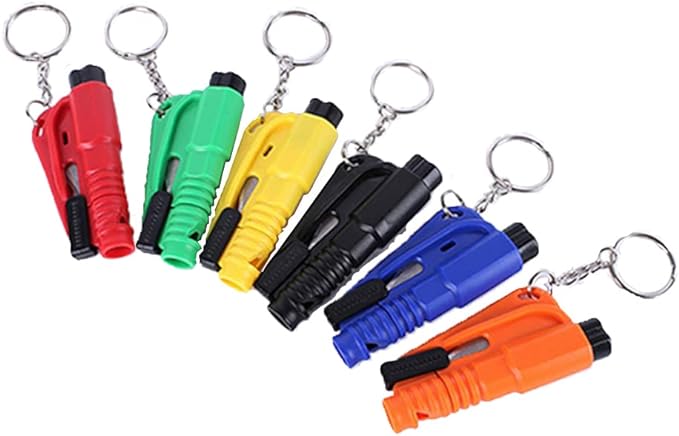 Seat Belt Cutter Keychain 3 in 1 tool