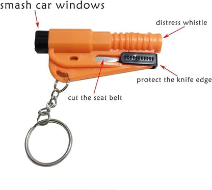 Seat Belt Cutter Keychain 3 in 1 tool