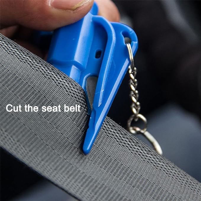 Seat Belt Cutter Keychain 3 in 1 tool