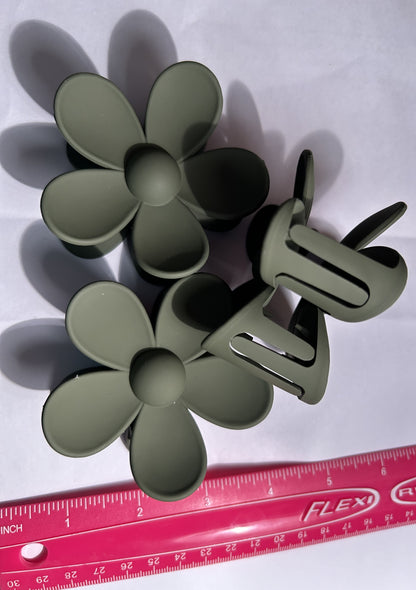 Large Flower Shape Hair Claw Clips