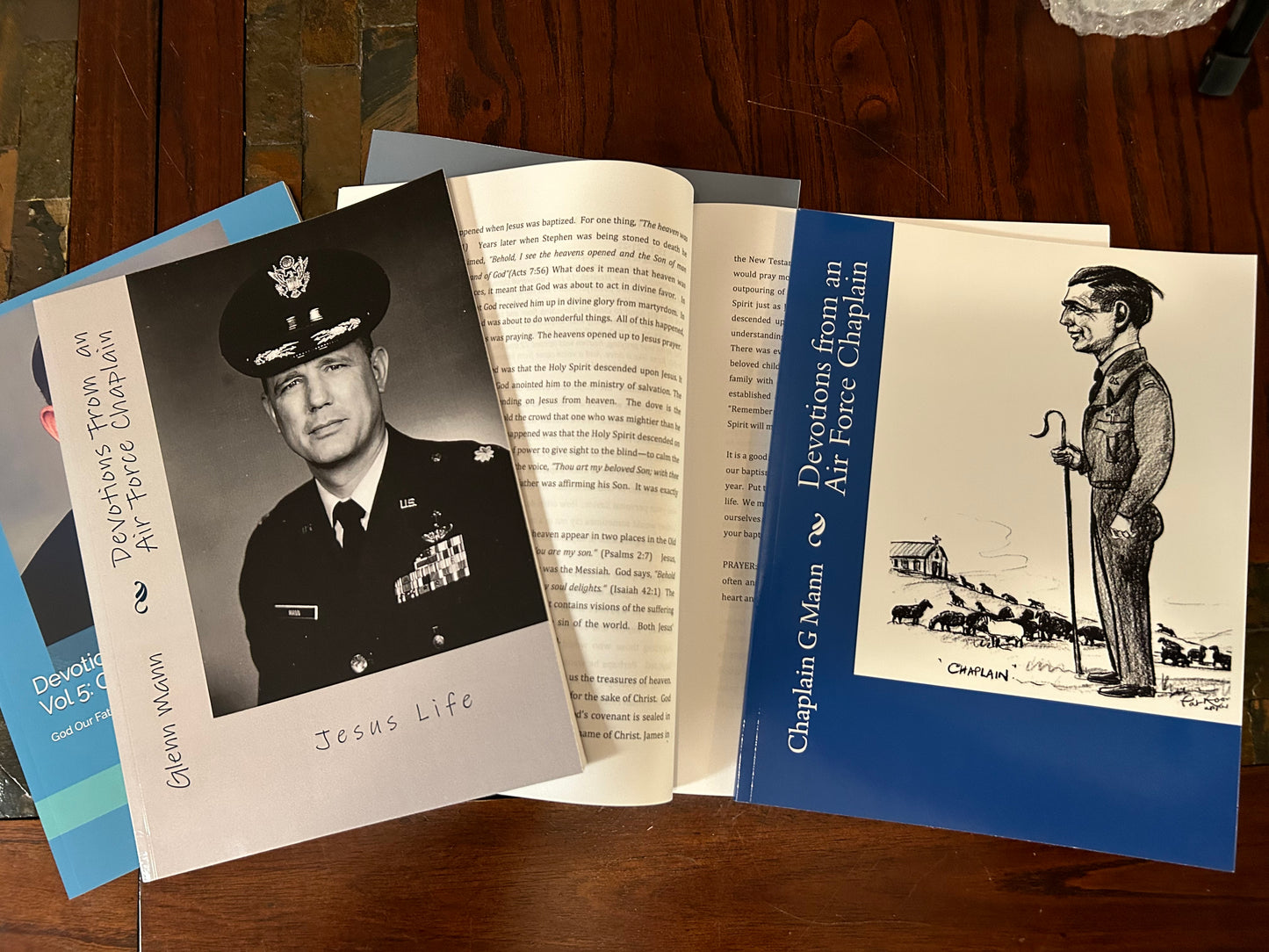 Gift Set of 5 Devotional Book from an Air Force Chaplin series