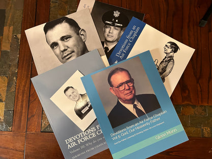 Gift Set of 5 Devotional Book from an Air Force Chaplin series