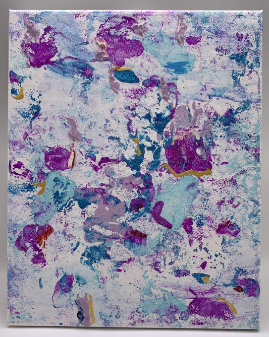 Art Print Abstract Purple