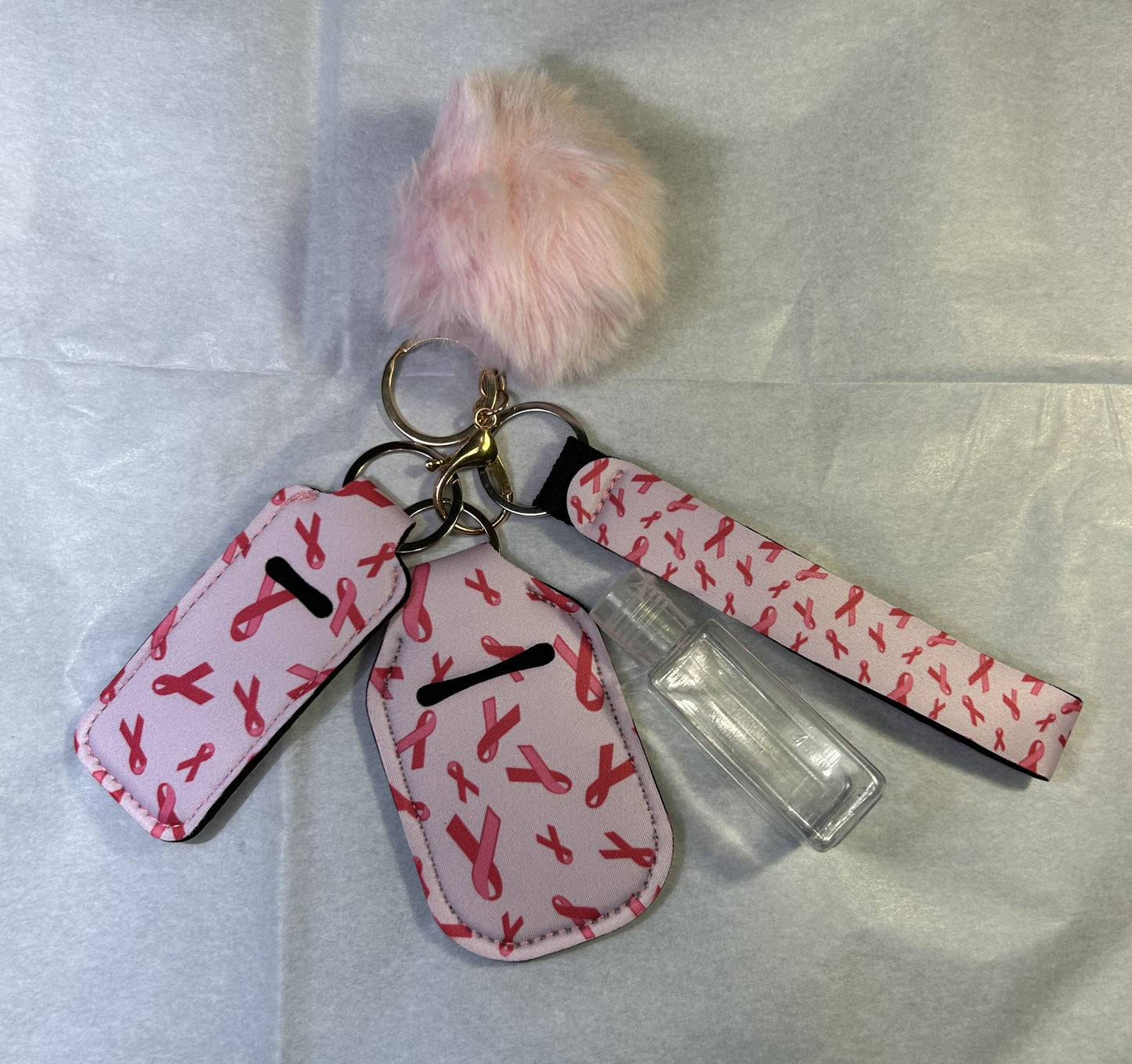 4 pc Keychain Sets    plus bonus: emergency whistle