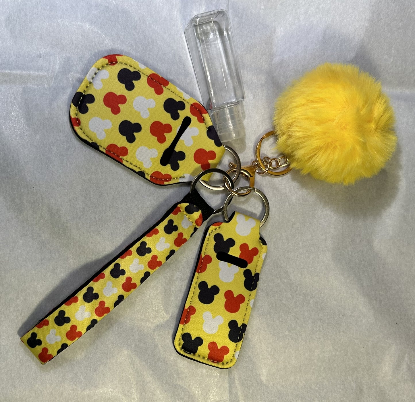 4 pc Keychain Sets    plus bonus: emergency whistle