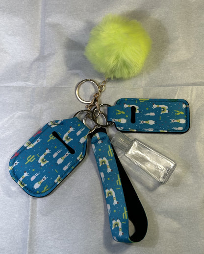 4 pc Keychain Sets    plus bonus: emergency whistle