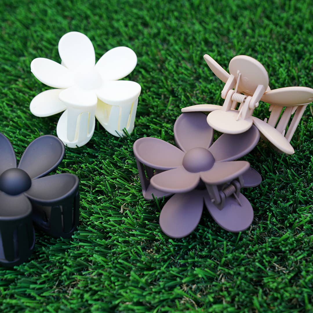 Large Flower Shape Hair Claw Clips