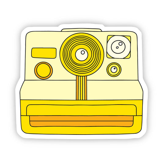 Yellow Camera Aesthetic Sticker