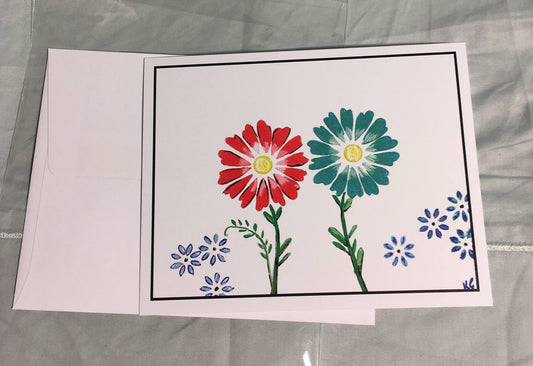 Daisy  Flower Card