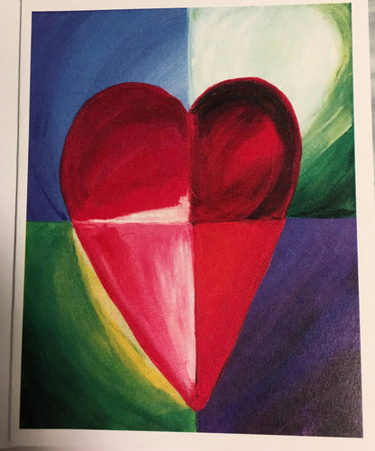 Quilted Heart Card