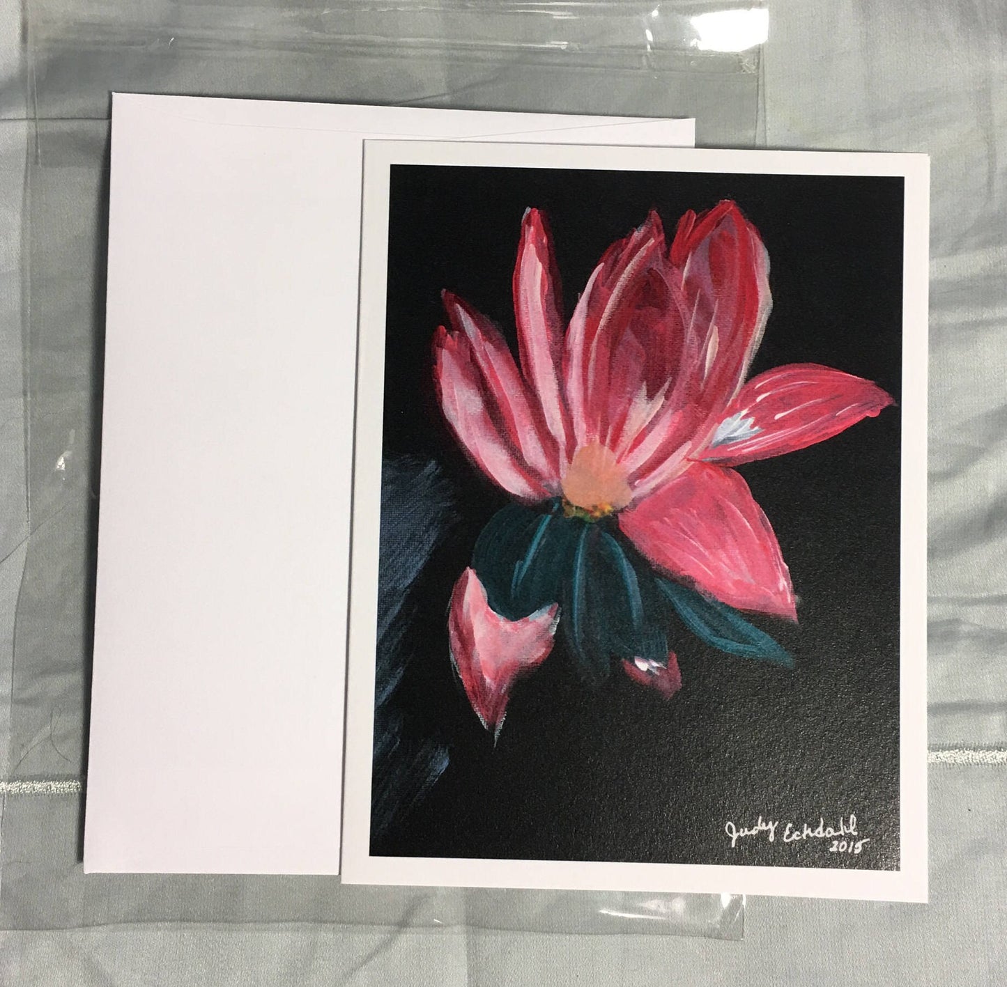 Purple Flower  Card