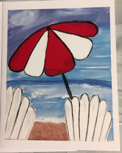 Beach Chairs w/Umbrella