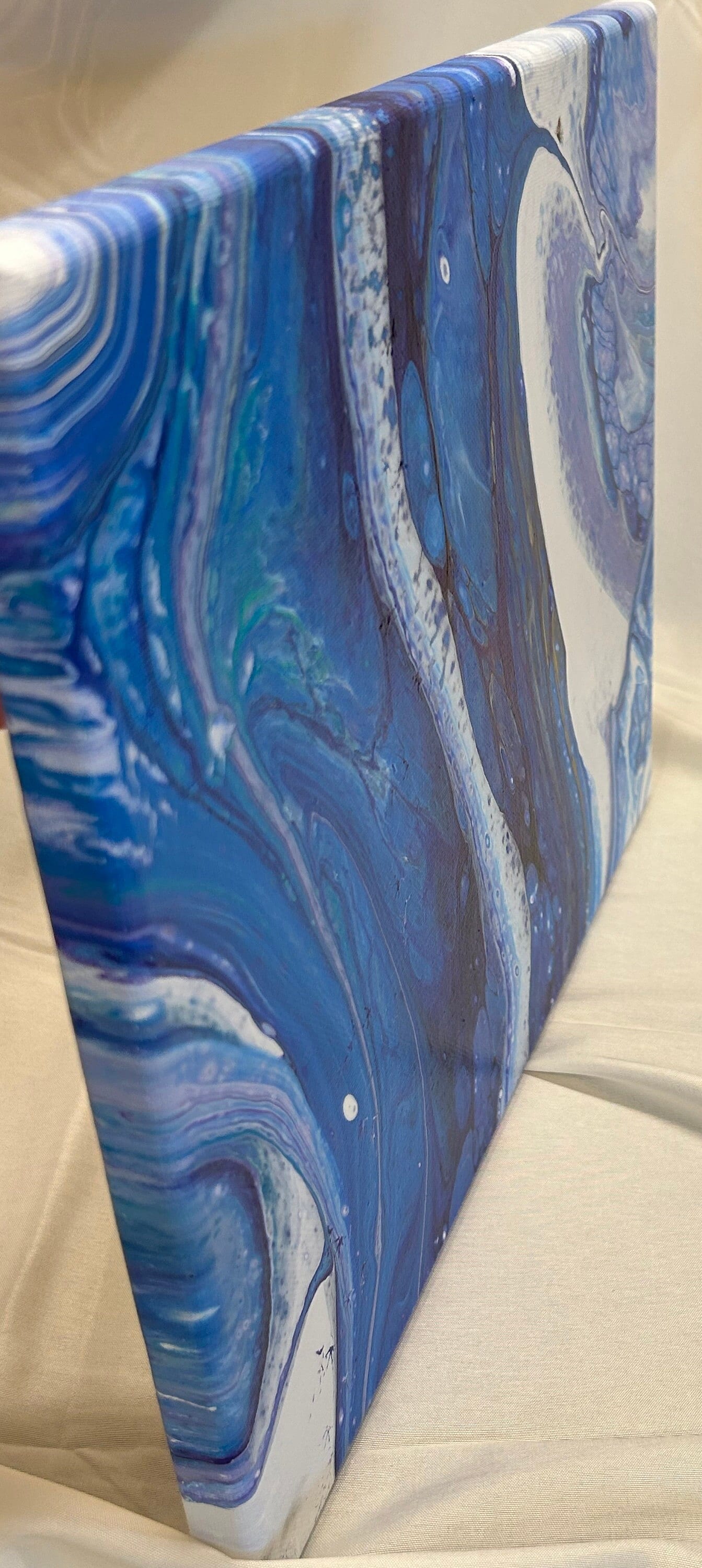Flood Painting 11x14  Azul Wave      111408